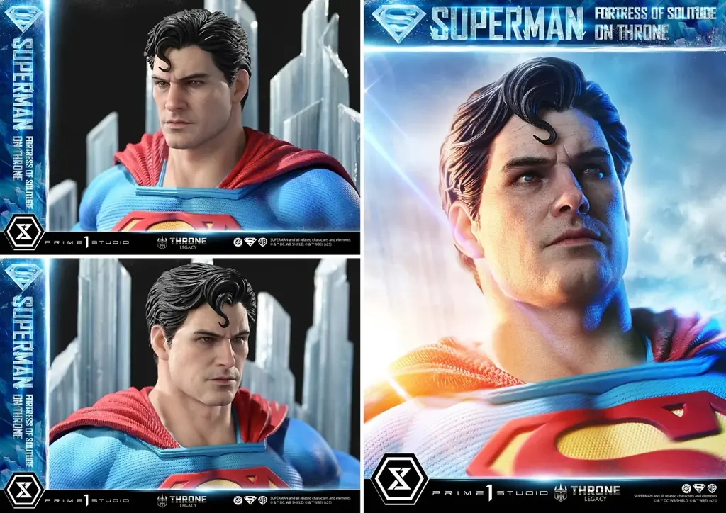 “鋼の男”の宿命を表現。玉座の「スーパーマン」が1/4スケールスタチューに 画像 8