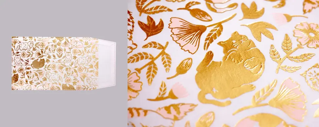 【新商品】箔押しブランド「ROKKAKU」と、「365Cat.Art」のコラボ商品『箔押し ブックカバー』が新登場！「文具女子博in東京2025」で先行販売され、遂に一般販売を開始いたします 画像 3