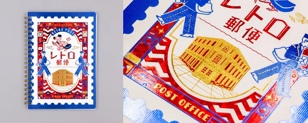 【新商品】箔押しブランド「ROKKAKU」と、人気イラストレーターオビワンのコラボ商品『箔押し B6リングノート』が新登場！「文具女子博in東京2025」で先行販売され、遂に一般販売を開始いたします 画像 2