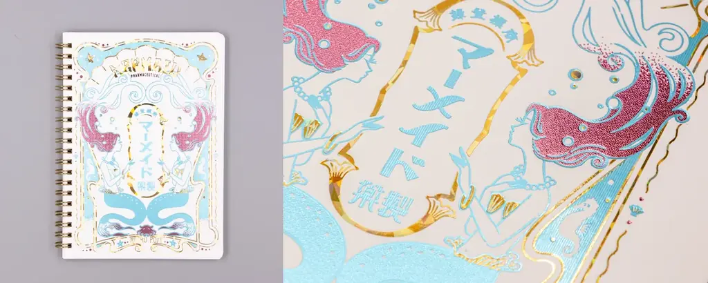 【新商品】箔押しブランド「ROKKAKU」と、人気イラストレーターオビワンのコラボ商品『箔押し B6リングノート』が新登場！「文具女子博in東京2025」で先行販売され、遂に一般販売を開始いたします 画像 6