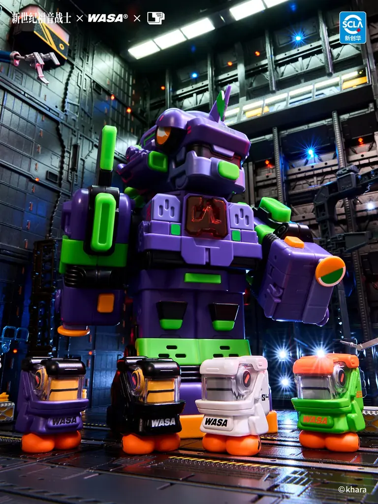 海外アートトイブランドWASATOYとエヴァンゲリオンがコラボ最新作！列車型の合体ロボットデザインで、ブラインドボックストイとして日本上陸！ 画像 11