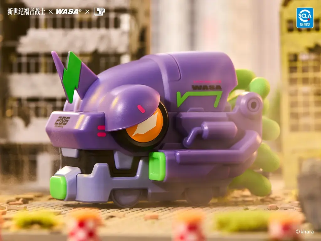 海外アートトイブランドWASATOYとエヴァンゲリオンがコラボ最新作！列車型の合体ロボットデザインで、ブラインドボックストイとして日本上陸！ 画像 3