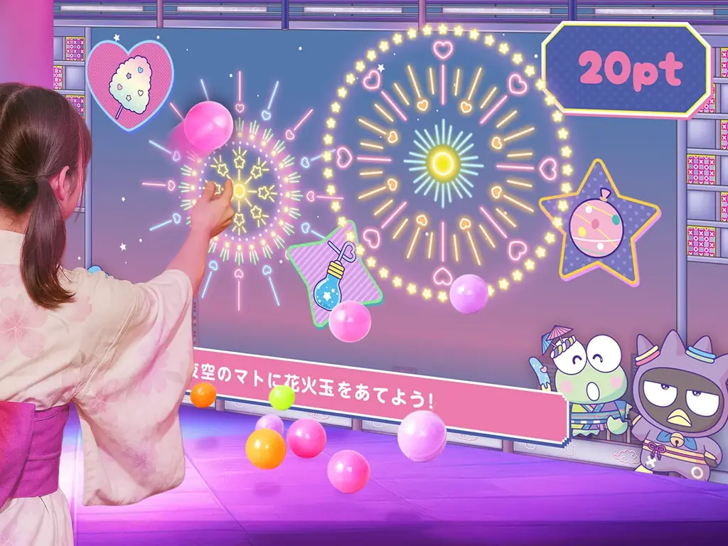 curiosity、サンリオピューロランド夏イベント『ピューロランドネオナツマツリⅡ』にてインタラクティブアトラクション3種を開発 画像 2
