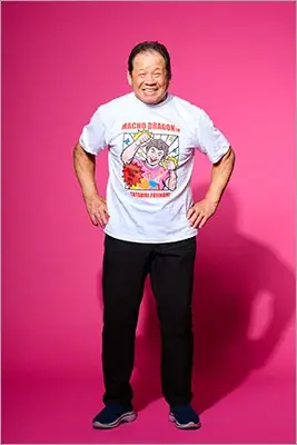 プロレスラー藤波辰爾がアメコミヒーローに!? 『マッチョ・ドラゴン』と人気イラストレーター・スージー甘金のコラボTシャツが登場 画像 5