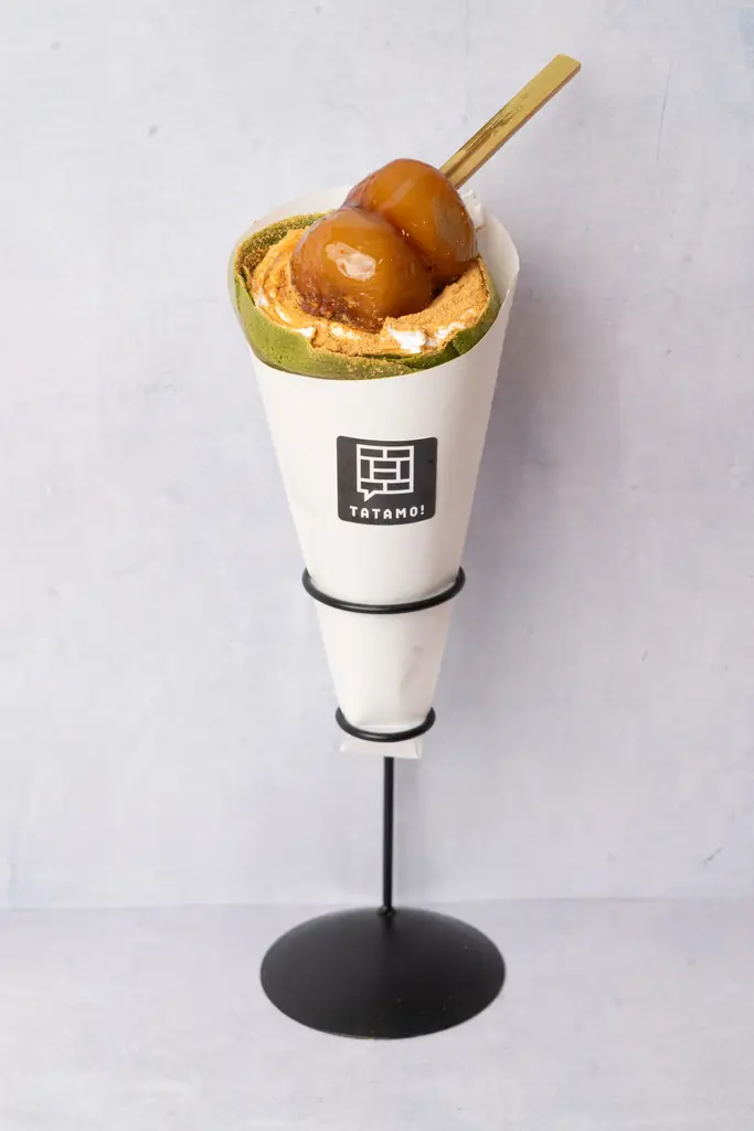 【新商品】店舗で焼き上げた抹茶生地が香る、ほろ苦さが魅力の和クレープを新発売 画像 4
