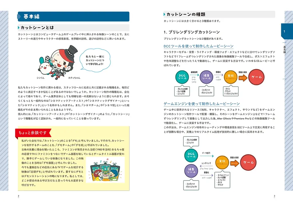 ゲームの見せ場はどう作る?これまで明かされなかった魅力的なムービーシーンの制作方法や現場のノウハウを詰め込んだ一冊『ゲーム開発におけるカットシーンの作り方』8月上旬発売 画像 2