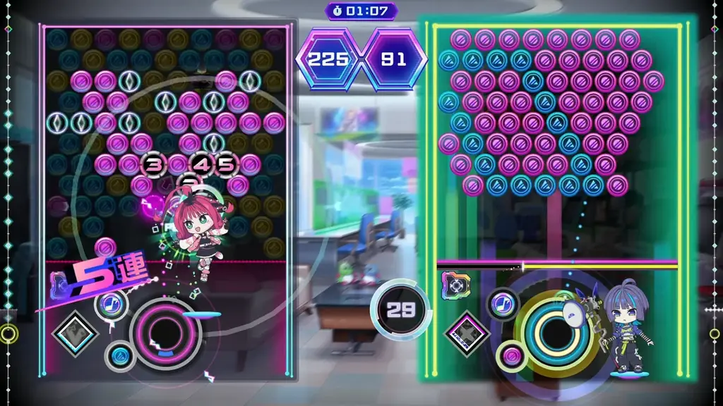 パズル×音ゲーの新次元MIX『QQQbeats!!!』2025年秋、Nintendo Switch™ 専用ソフトで発売決定!超没頭のノれるパズル!新次元のゲーム体験がここに! 画像 4