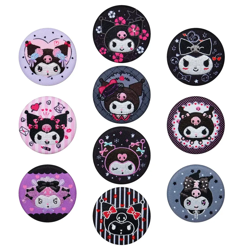 【イオン限定】「マイメロディ刺しゅう缶バッジ」「クロミ刺しゅう缶バッジ」を７月１８日（金）新発売 画像 3