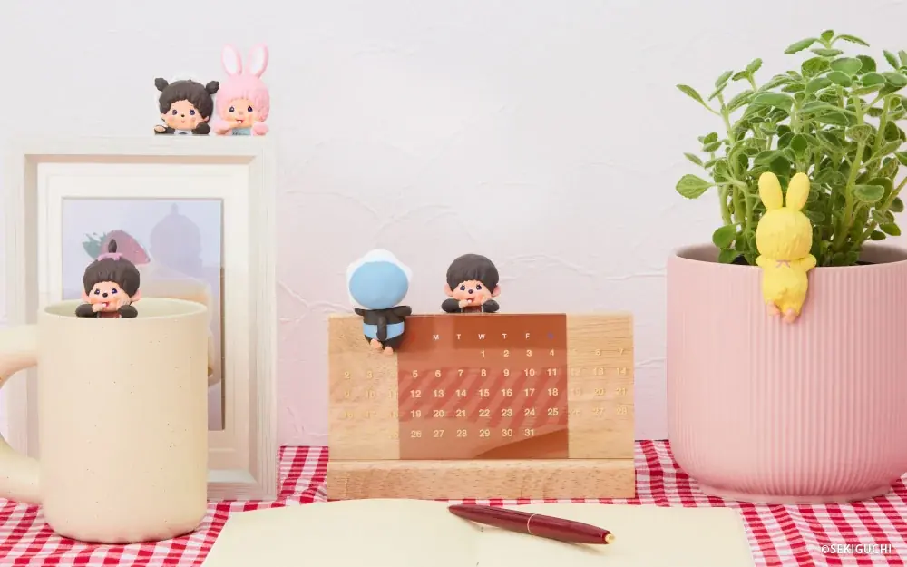 (3点セット)Hipper monchichi 7月25日発売 2025年7月25日発売!モンチッチの新デコフィギュア「HIPPERS