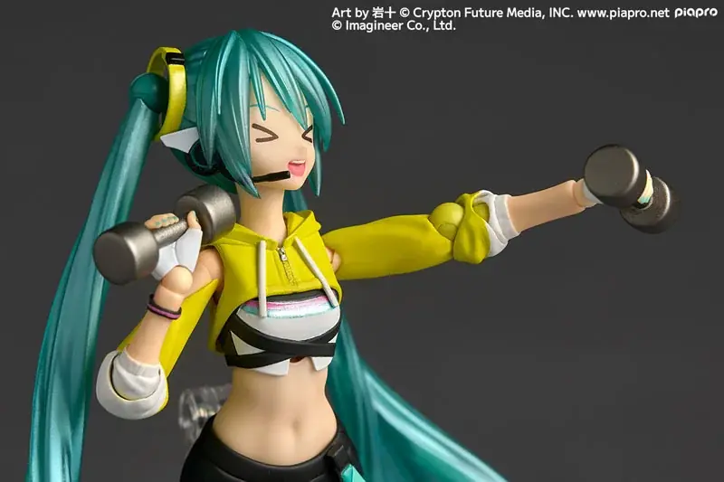 アメイジング・ヤマグチでミクササイズ！『初音ミク』がスポーティなトレーニングウェア姿で立体化。あみあみにて予約受付中。 画像 14