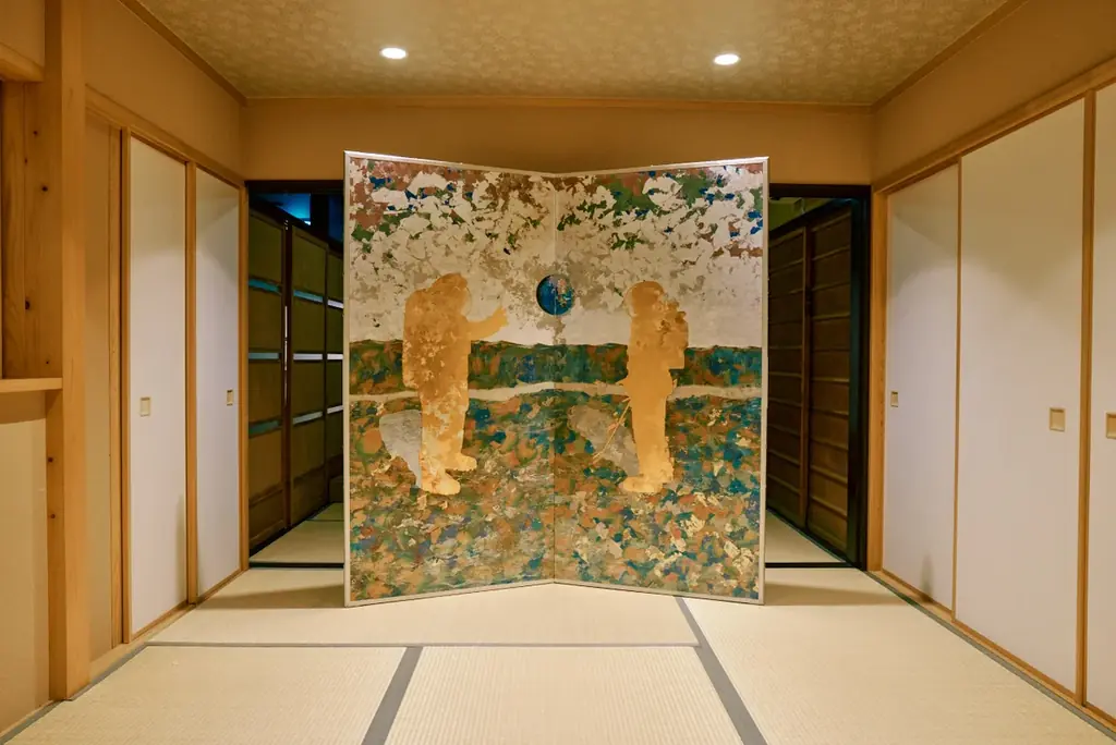 祇園祭屏風飾展示