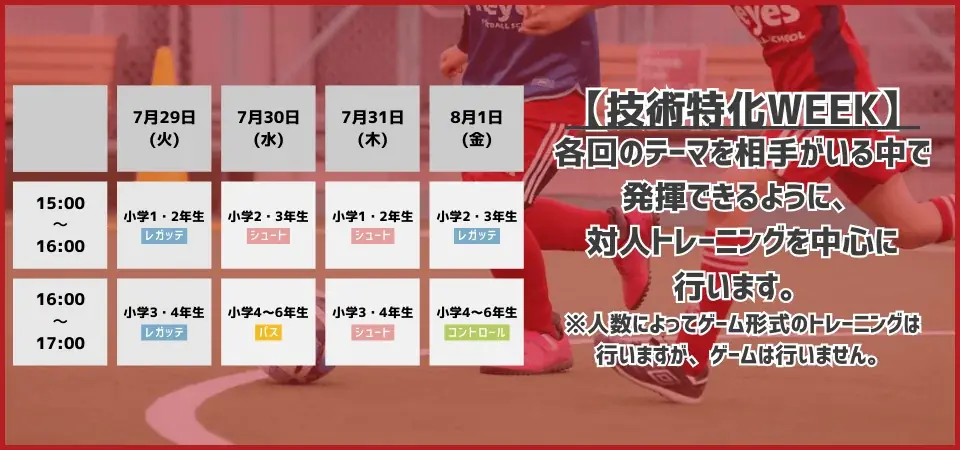 【東急Sレイエス フットボールスクール 池袋】SKILL UP WEEK2507_08 画像 3