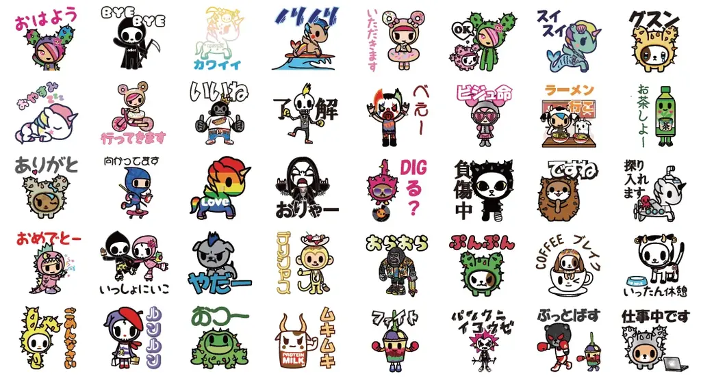 tokidoki、ブランド誕生20周年、日本でのアパレル展開開始! 画像 3