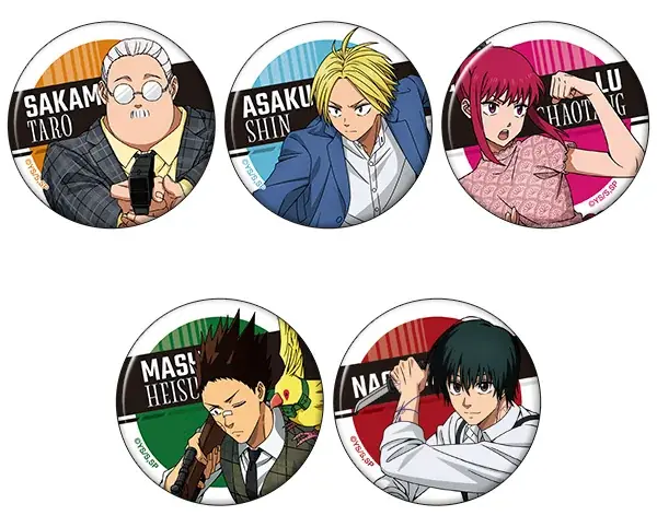 TVアニメ『SAKAMOTO DAYS』より、坂本やシンの描き下ろしイラストを使用した新商品が7月19日に発売！　それにあわせて、アニメイトでは特典「ポストカード」がもらえるフェアを開催!! 画像 3