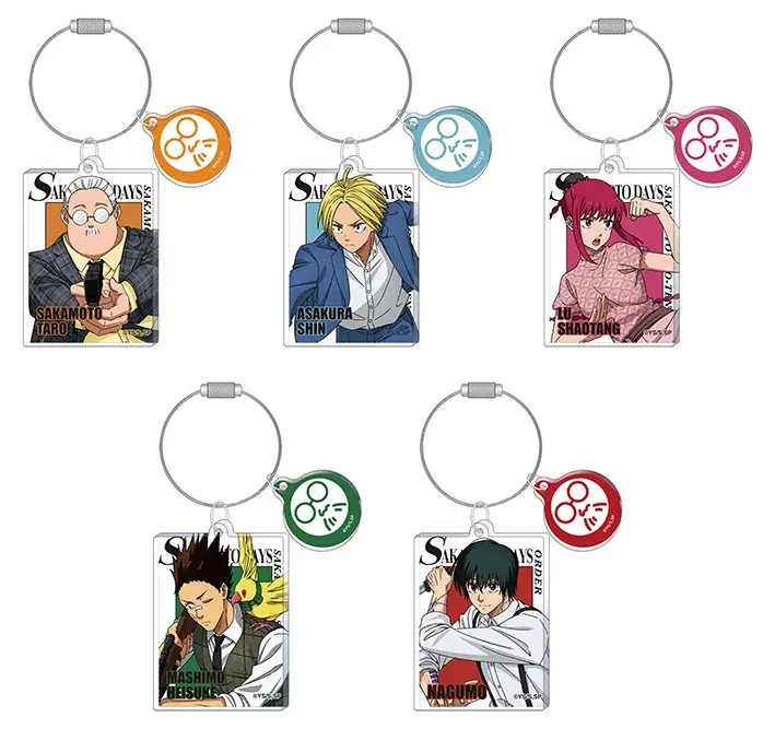 TVアニメ『SAKAMOTO DAYS』より、坂本やシンの描き下ろしイラストを使用した新商品が7月19日に発売！　それにあわせて、アニメイトでは特典「ポストカード」がもらえるフェアを開催!! 画像 6