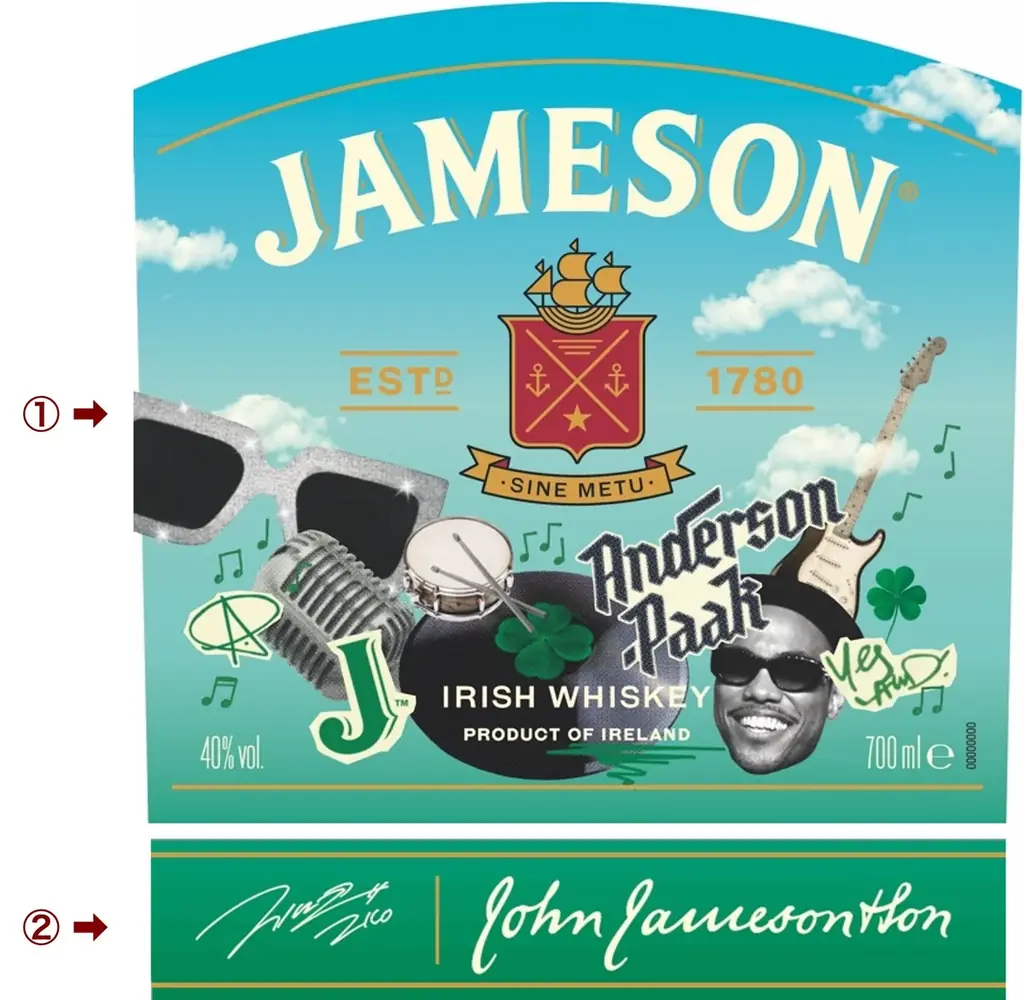 2025年7月28日発売 ジェムソン限定ボトルにアンダーソン・パーク