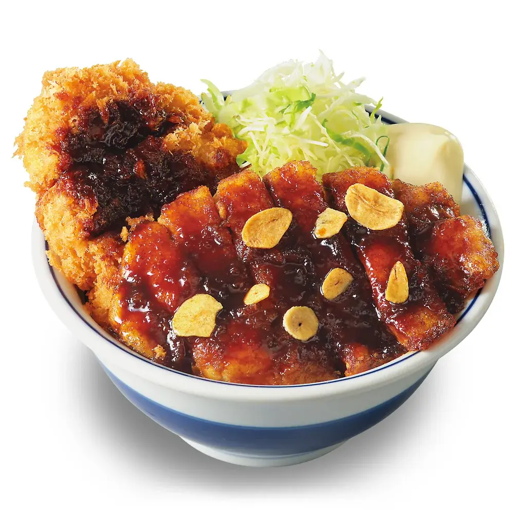 【にんにく香る夏のがっつり】トンテキとチキンカツの合い盛り「かつや」に新登場! 画像 2