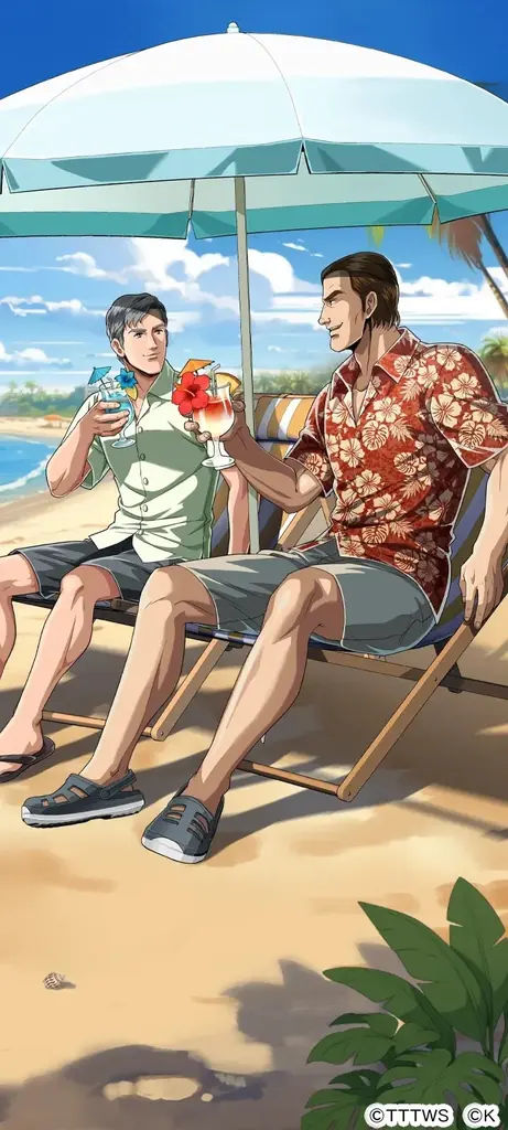 『銀河英雄伝説 戦いの輪舞曲』常夏の休息イベント開催!ミュラーとシェーンコップが描き下ろしイラストで登場! 画像 2