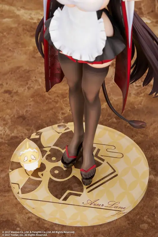 『アズールレーン』より、重桜に所属する運送艦「樫野」が着せ替え「つまずきトラブルメイド」の姿でフィギュア化。 画像 10