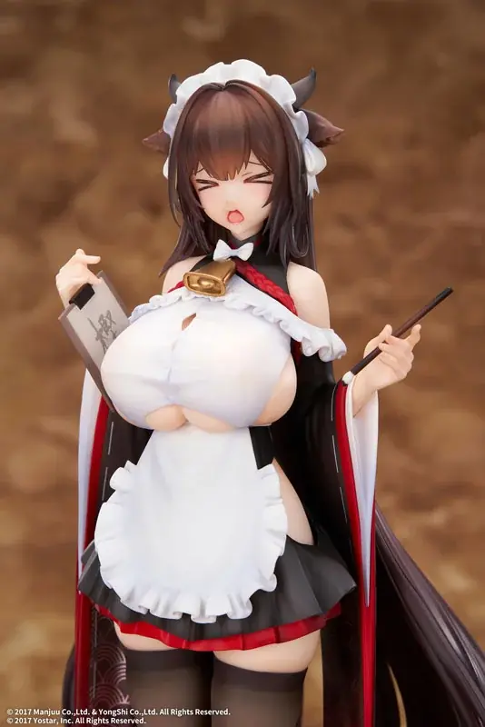 『アズールレーン』より、重桜に所属する運送艦「樫野」が着せ替え「つまずきトラブルメイド」の姿でフィギュア化。 画像 11