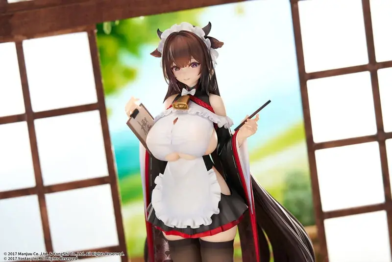 『アズールレーン』より、重桜に所属する運送艦「樫野」が着せ替え「つまずきトラブルメイド」の姿でフィギュア化。 画像 15