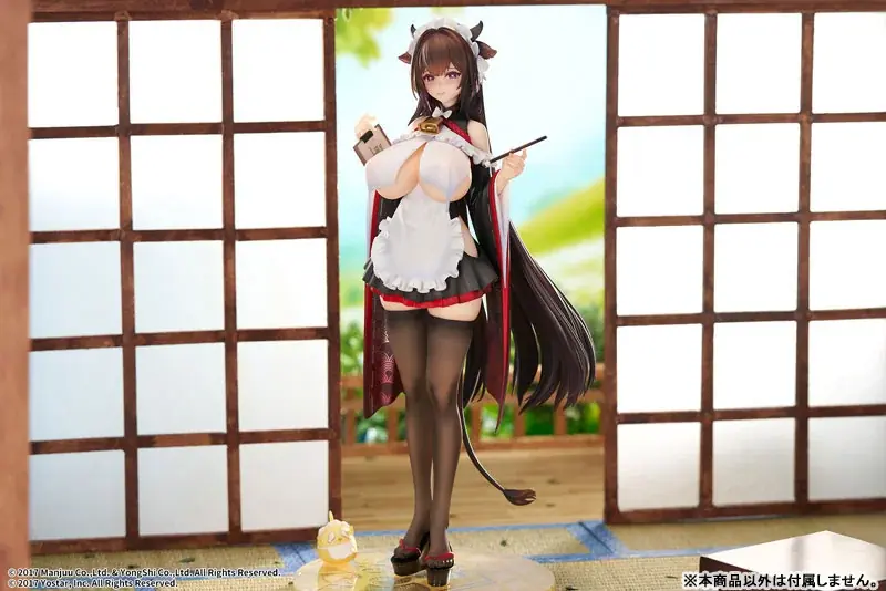 『アズールレーン』より、重桜に所属する運送艦「樫野」が着せ替え「つまずきトラブルメイド」の姿でフィギュア化。 画像 2