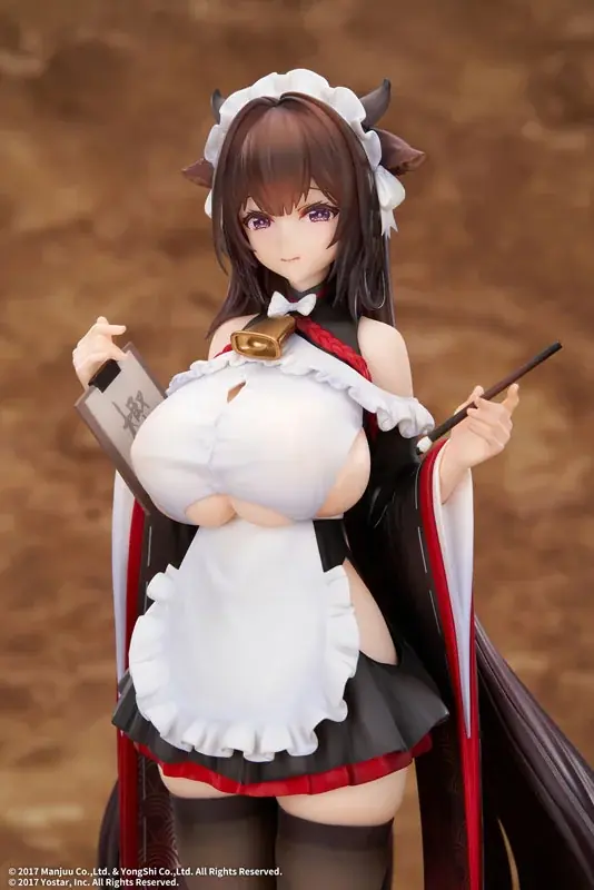 『アズールレーン』より、重桜に所属する運送艦「樫野」が着せ替え「つまずきトラブルメイド」の姿でフィギュア化。 画像 7