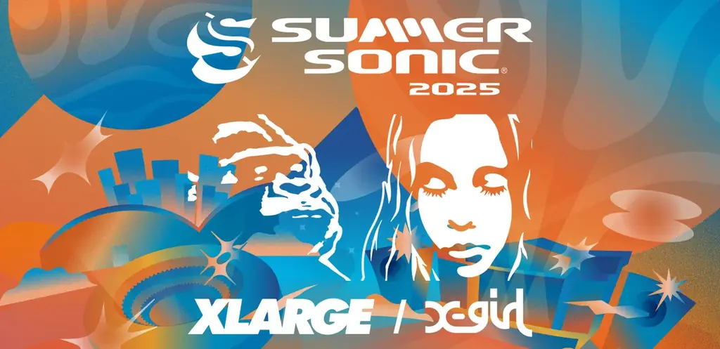 7月15日発売！XLARGE×X-girlがSUMMER SONICで限定コラボTシャツ展開