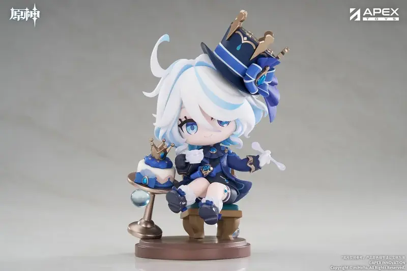 『原神』より、「フリーナ・甘い午後の讃美歌 ちびキャラフィギュア」が登場。あみあみにて予約受付中。 画像 3