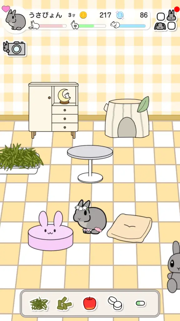 クラウドファンディングで約180人が支援！早くも話題沸騰中の育成ゲームアプリ『うさびより 〜もしも、うさぎと暮らすなら〜』正式リリースのお知らせ 画像 5