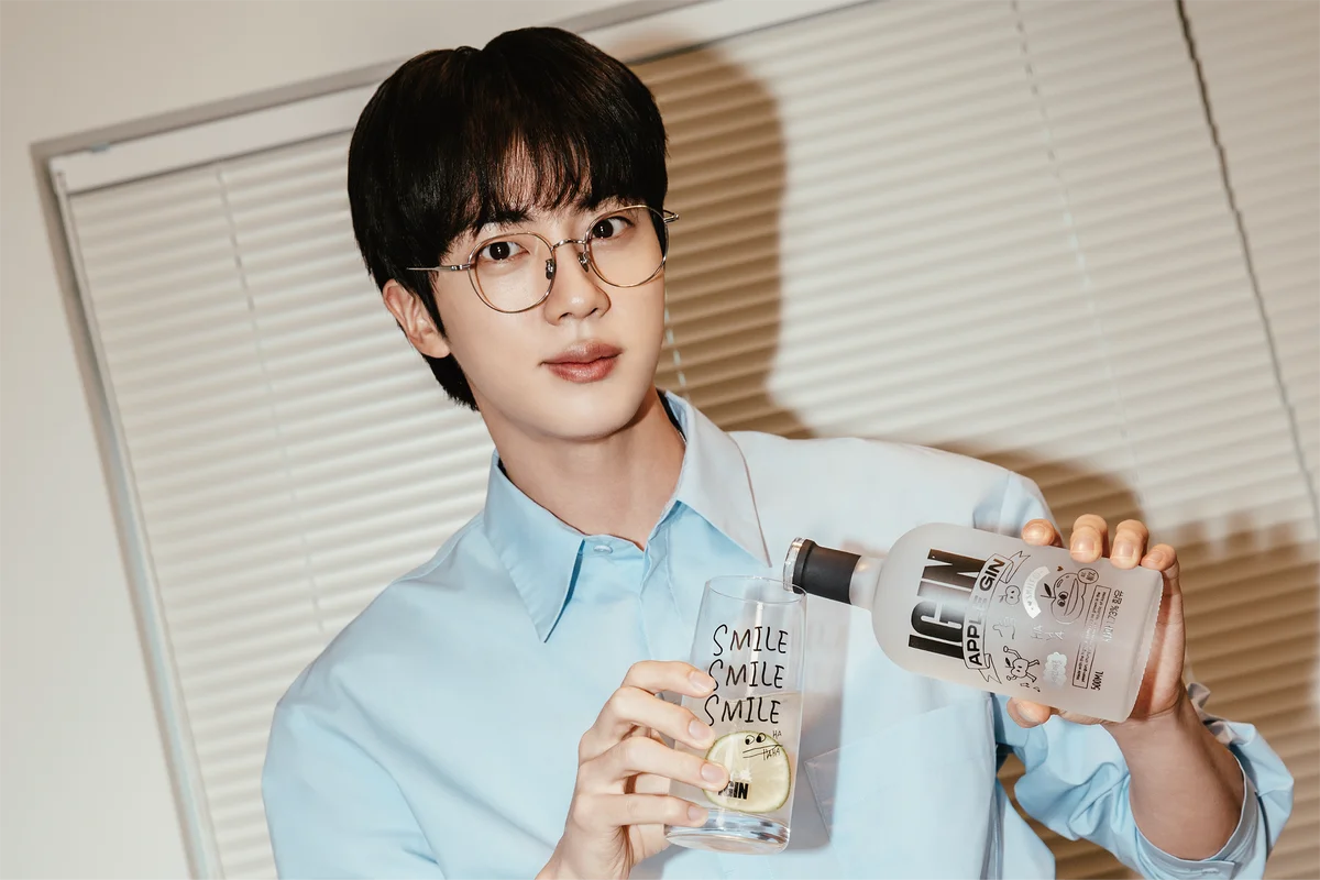 BTS ジン　IGIN スプリングエディション　ピンク　500ml 期間限定価格 期間限定値下げ！BTS JIN IGIN ポップアップ 限定ピンクジンと