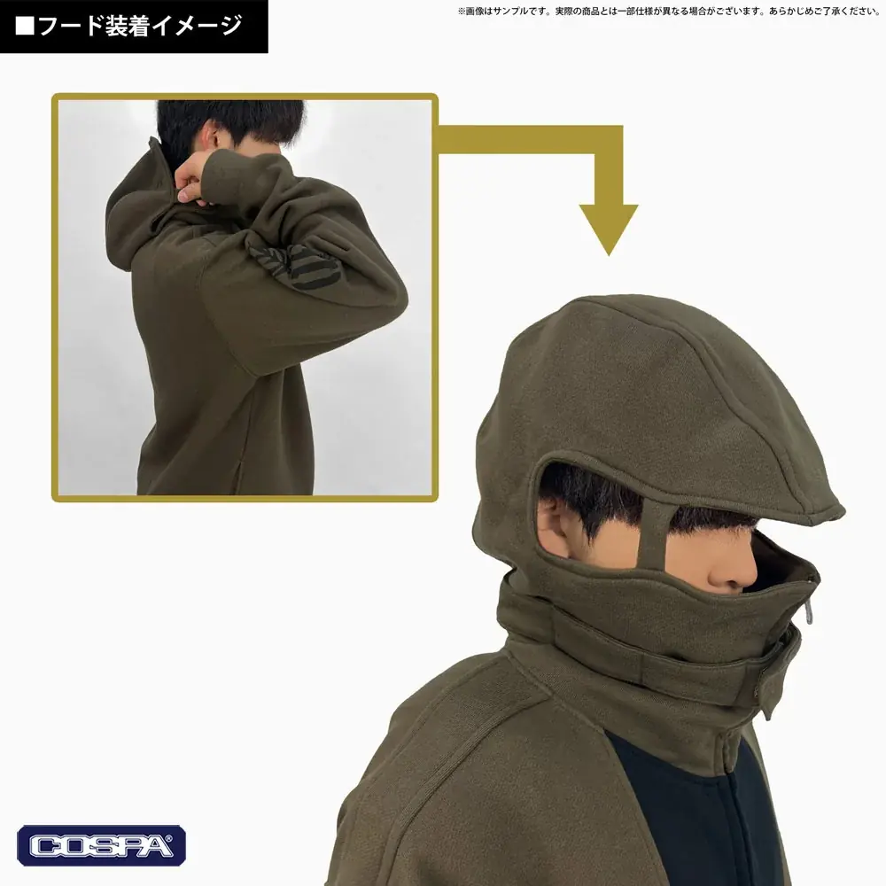 こだわりの国産ザクパーカー！『機動戦士ガンダム』ザクⅡフードパーカーが発売決定！【株式会社コスパ】 画像 7