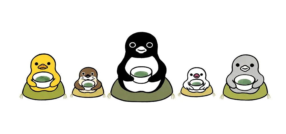 GO!GO!!柏!千葉県出身、Suicaのペンギンの作者でイラストレーターの坂崎千春の版画展『ペンギン喫茶・夏のおやつの思い出』を柏高島屋で16日より開催。20日(日)は坂崎千春さんのサイン会も。 画像 2