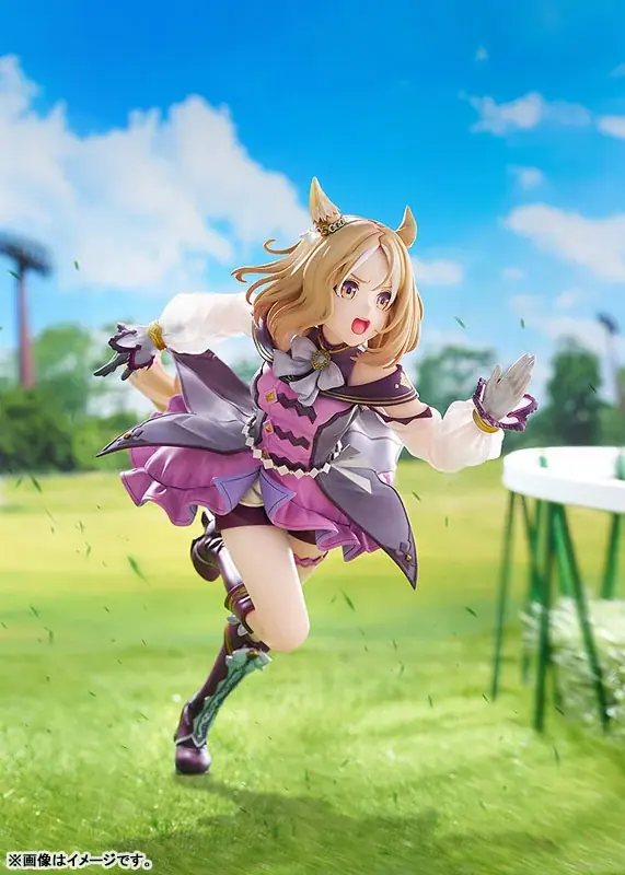 ゲーム『ウマ娘 プリティーダービー』より「ナリタトップロード」を、SSRサポートカード[桃色のバックショット]をモチーフにした姿で立体化。 画像 4