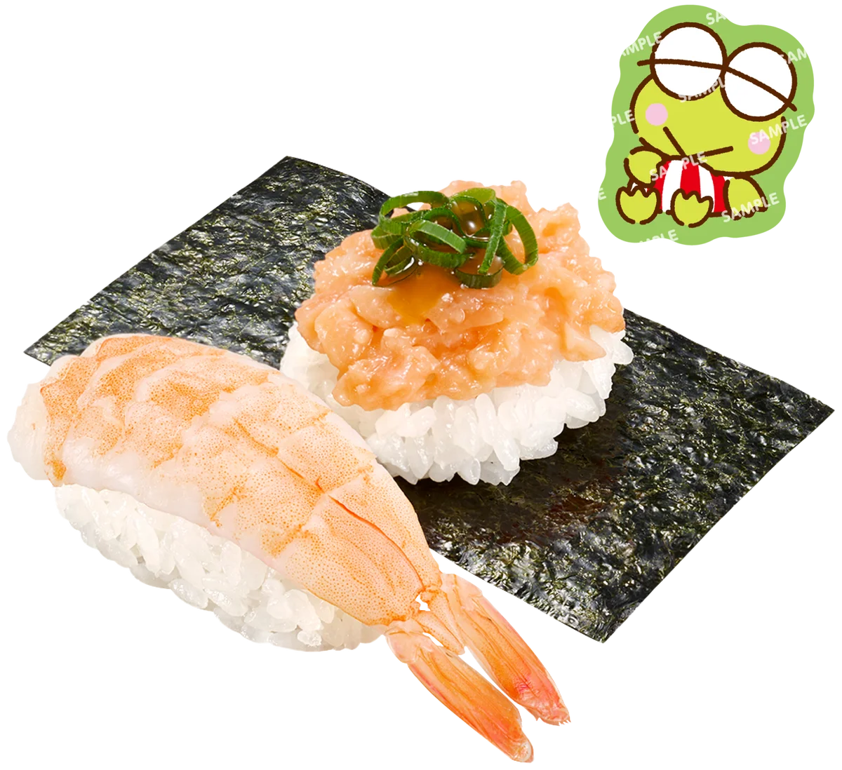 スシロー×『はぴだんぶい』！はぴなついぇい！スシローでハッピーな夏を。人気再燃中！世代を超えて愛されるサンリオのキャラクターユニット『はぴだんぶい』とスシローが初コラボ！ 画像 2