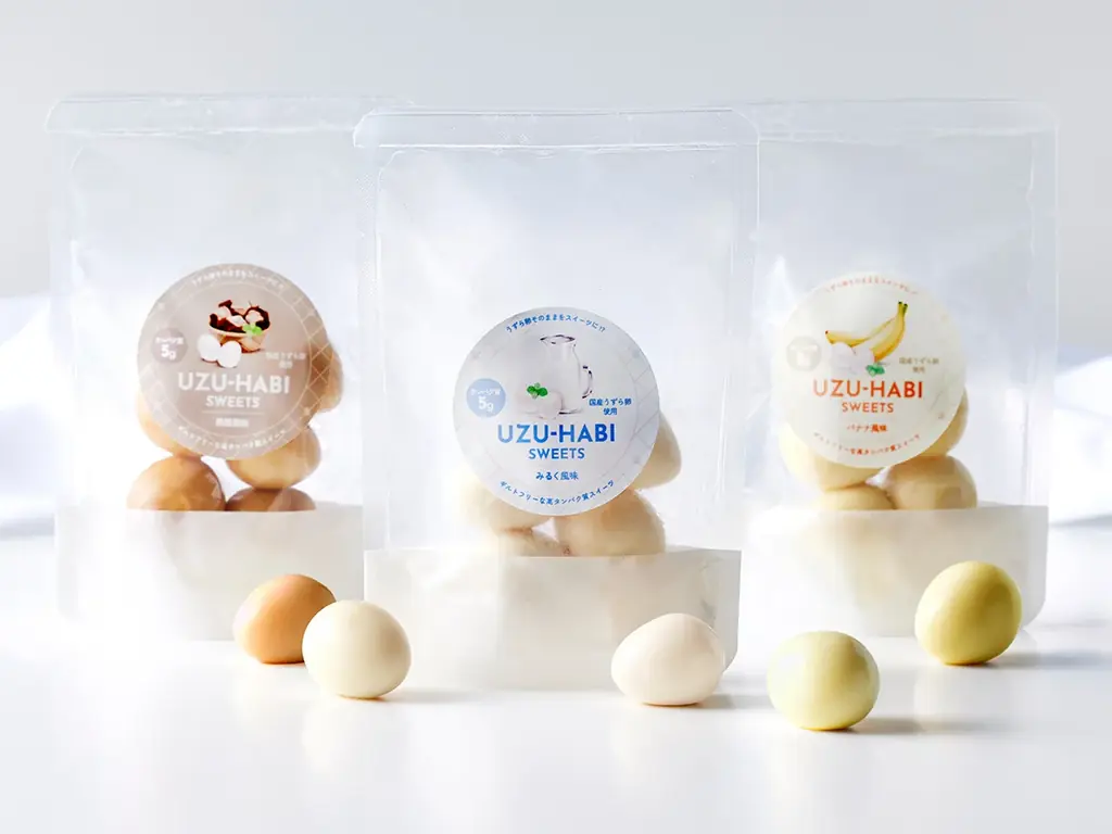 【おでん缶の天狗缶詰】うずら卵に特化した新ブランド”UZU-HABI（ウズハビ）”を立ち上げ 画像 4