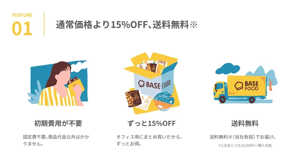 BASE FOOD for Office 提供開始 画像 3