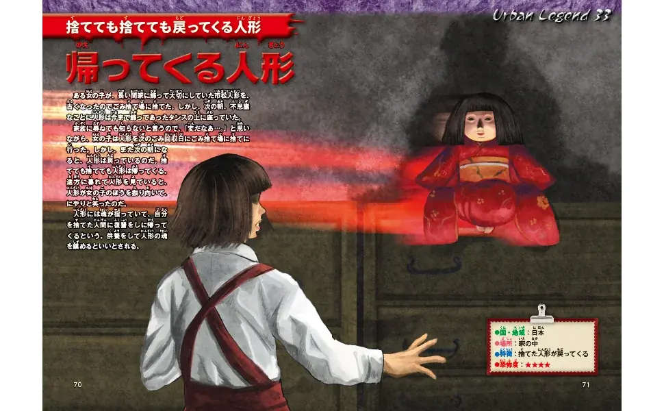 都市伝説研究家・朝里樹氏による大人気シリーズ最新作！目撃したら最後…怨念・絶叫・呪縛の連鎖──大迫力オールカラー『図解大事典 世界の都市伝説』7月17日（木）発売！ 画像 5
