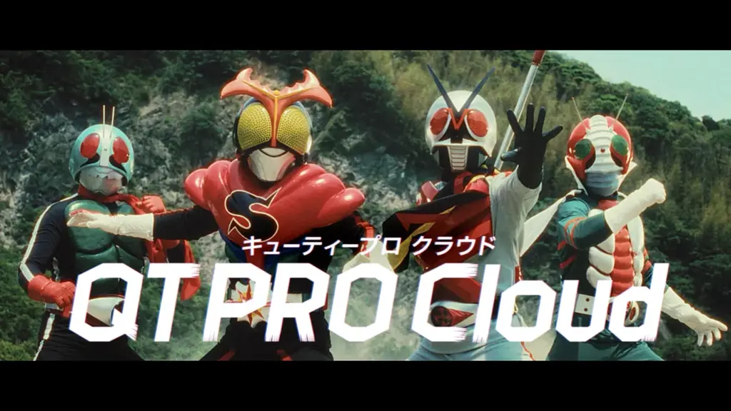 仮面ライダーX・アマゾン・ストロンガーの3人が初登場　栄光の7人ライダーが大集合豪華絢爛な必殺技に注目！「QT PRO」新TVCM2篇を公開 画像 5