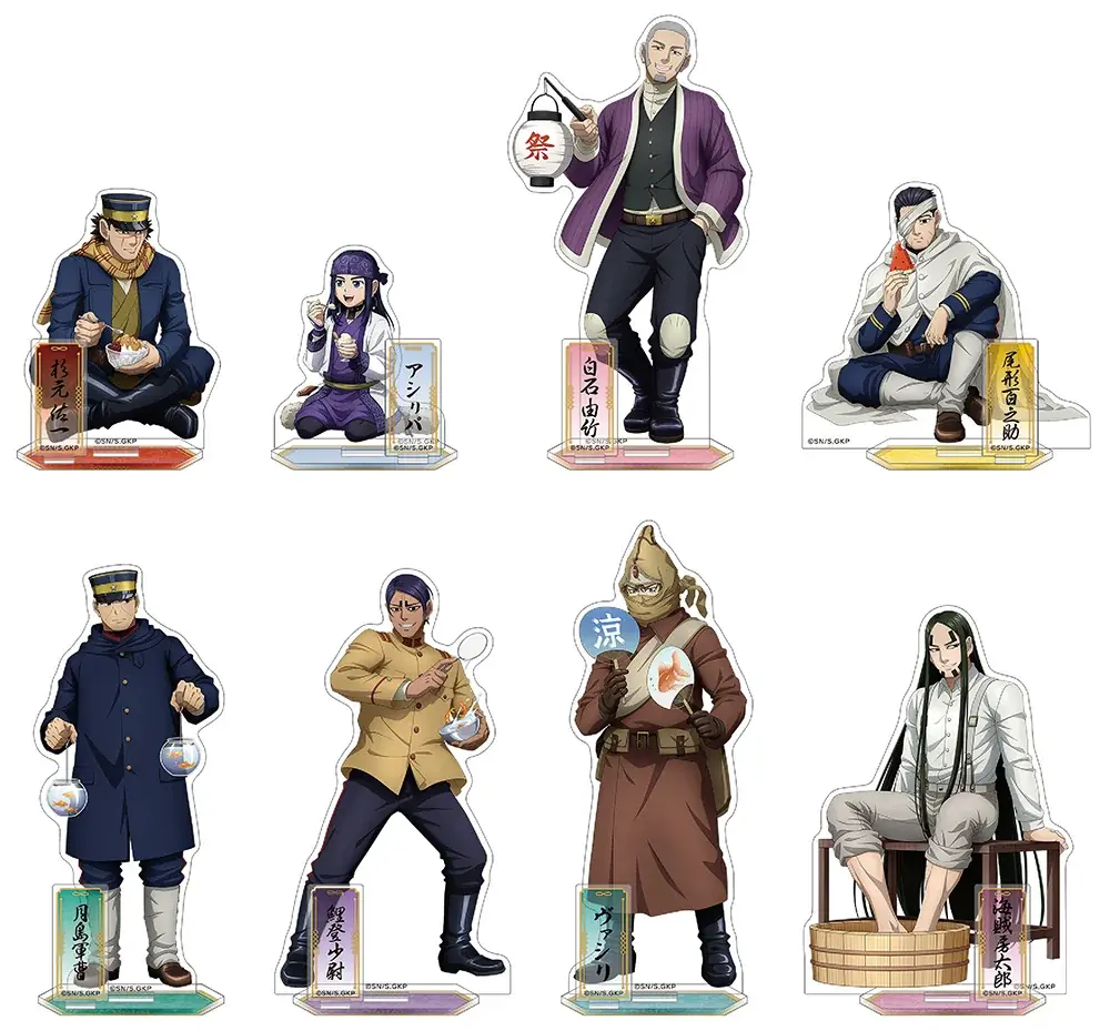 TVアニメ『ゴールデンカムイ』の“夏の納涼”をテーマにした描き下ろしグッズを含む新商品が7月19日発売！　アニメイトでは、特典「ポストカード」がもらえるフェアも開催!! 画像 2