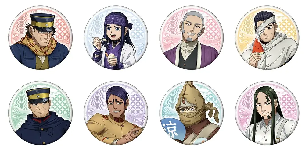 TVアニメ『ゴールデンカムイ』の“夏の納涼”をテーマにした描き下ろしグッズを含む新商品が7月19日発売！　アニメイトでは、特典「ポストカード」がもらえるフェアも開催!! 画像 3