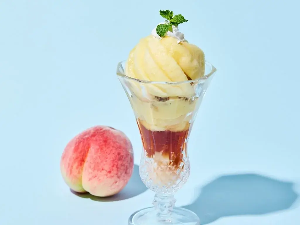 フタバフルーツパーラー新宿店・川崎店で、旬の桃を使用した期間限定スイーツの販売を開始！ 画像 3