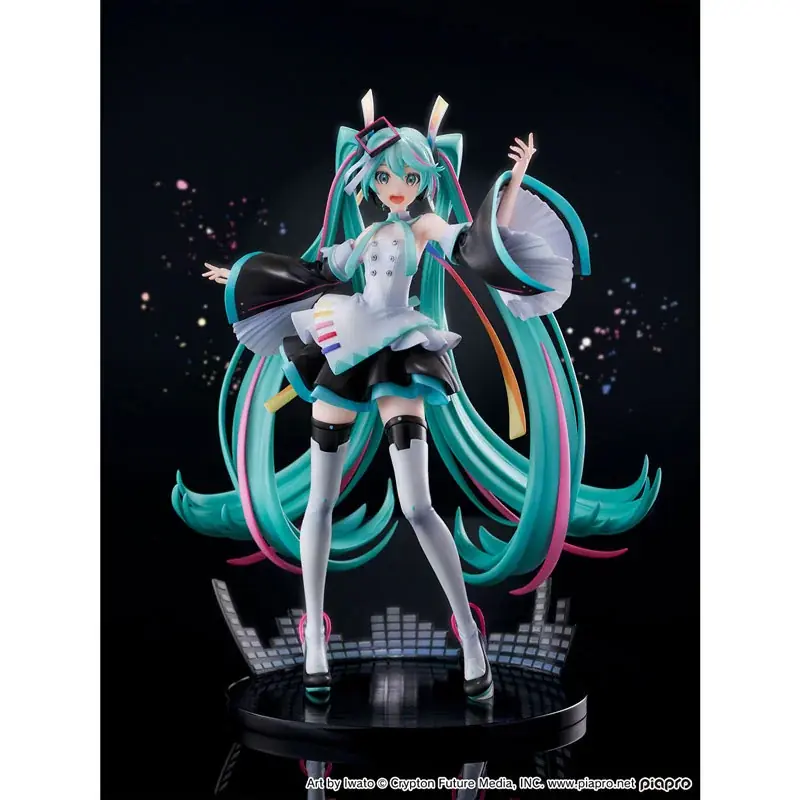 『HATSUNE MIKU EXPO 10th Anniversary』より、人気イラストレーター岩十先生が描き下ろしたキービジュアルがフィギュア化。 画像 4