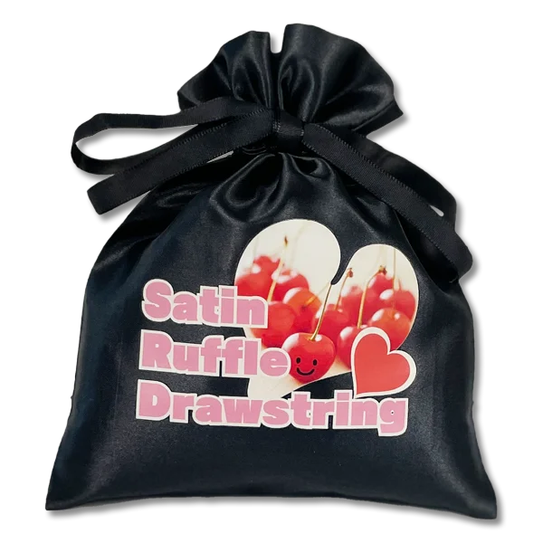 UP-Tから高級感たっぷりのサテンフリル巾着が新登場！ 画像 1