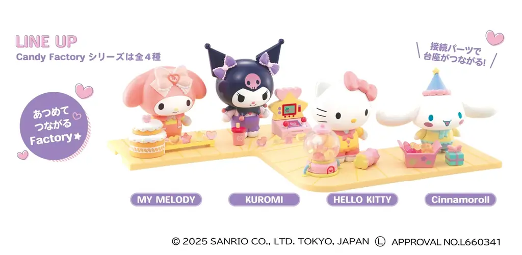 大人もハマる！あつめてつながる　Factory「くみたてプラドール　Candy Factory」 画像 6