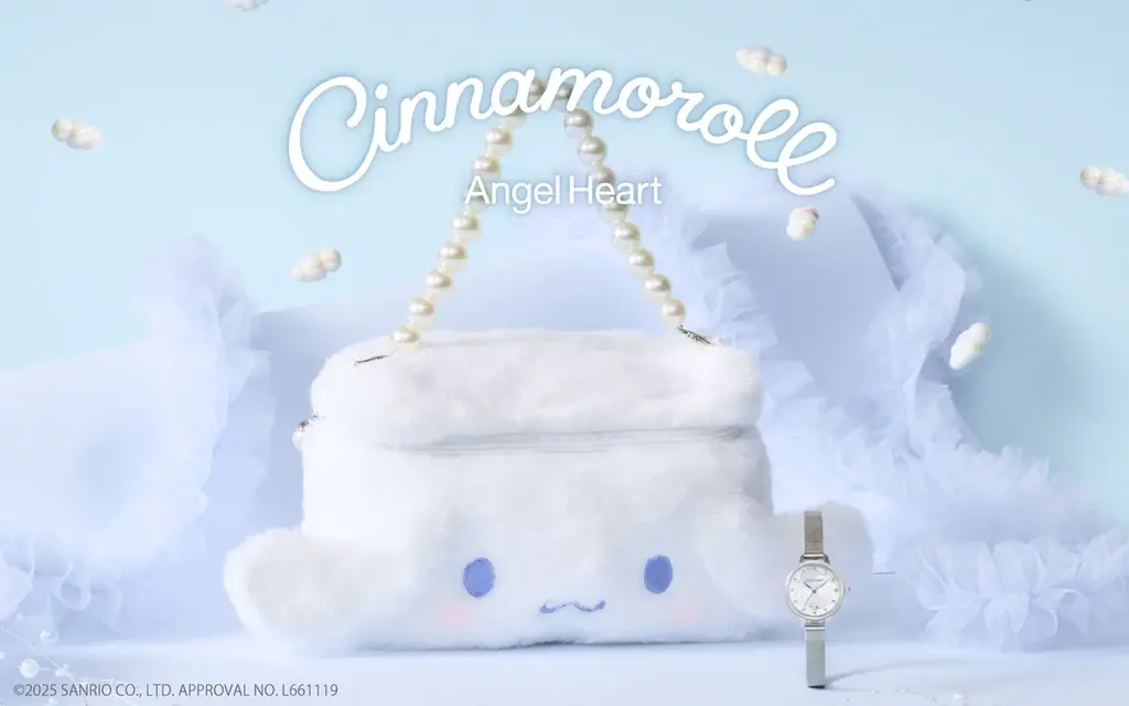 7月18日発売！シナモロール×エンジェルハートの特別コラボ腕時計