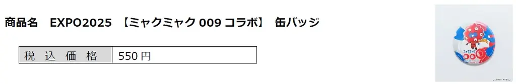 ミャクミャク　サイボーグ009 コラボレーション決定！『CYB00960 ～サイボーグ009 60th Anniversary～』in そごう横浜店 で7月19日（土）より販売開始 画像 7