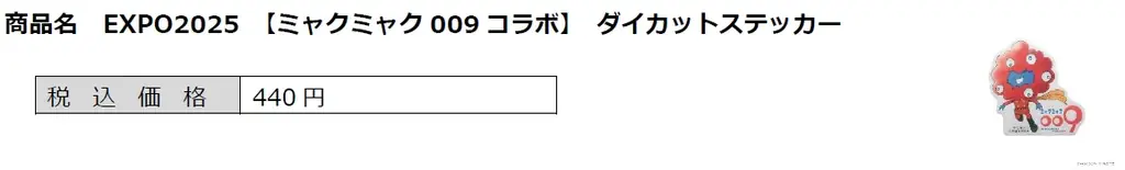ミャクミャク　サイボーグ009 コラボレーション決定！『CYB00960 ～サイボーグ009 60th Anniversary～』in そごう横浜店 で7月19日（土）より販売開始 画像 8