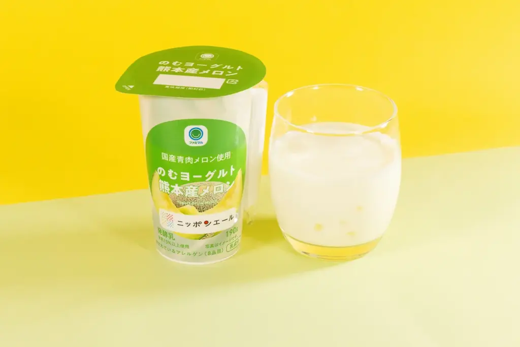 7月22日発売！熊本産メロン使用ののむヨーグルトがファミマに登場