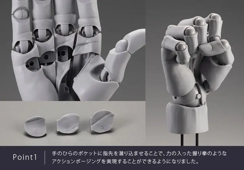 『ARTIST SUPPORT ITEM ハンドモデル』シリーズに、リアルを極めた【MEN’Sモデル】がついに登場。あみあみにて予約受付中。 画像 13